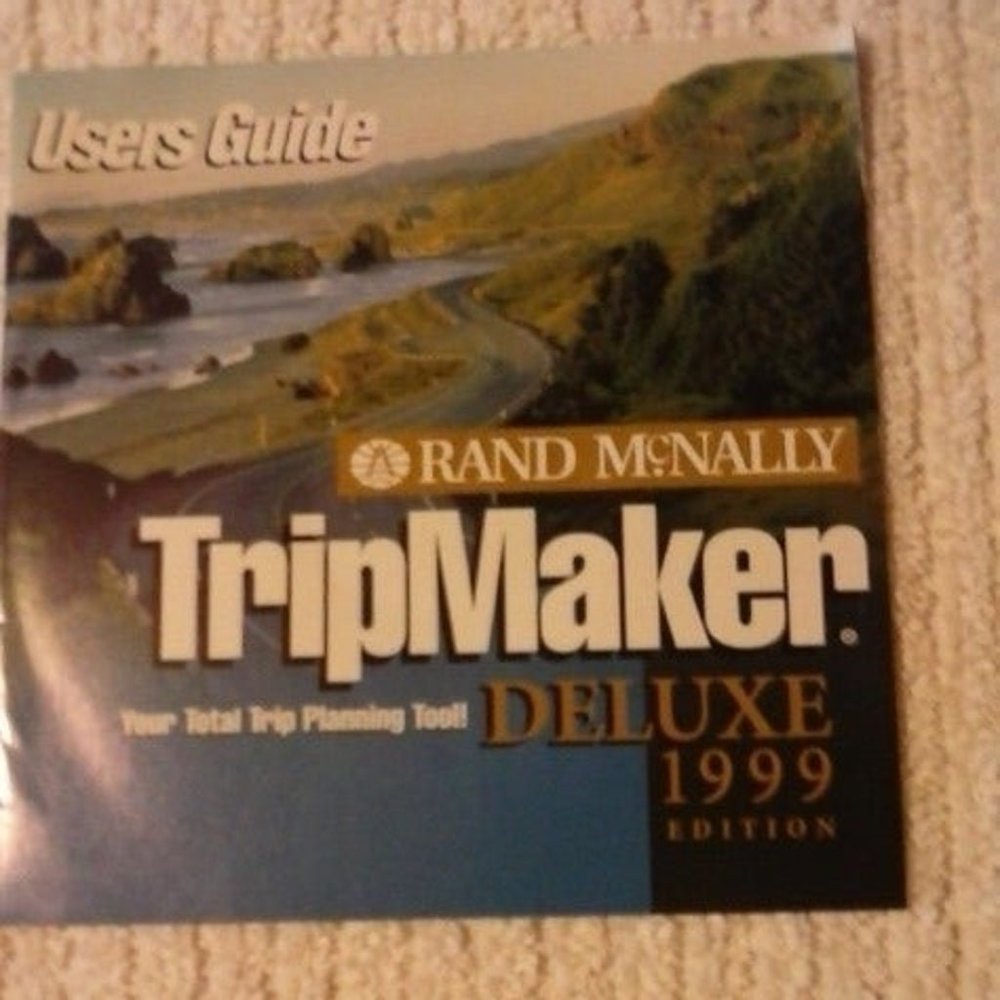 TripMaker Deluxe 1999 Rand McNally CDROM